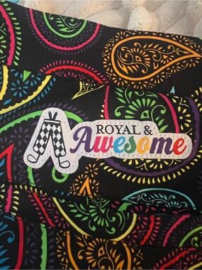 Royal & Awesome Multicolor Paisley Golf Pants 34x34